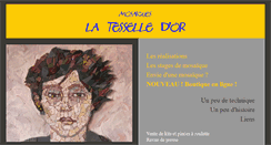 Desktop Screenshot of la-tesselle-dor.com