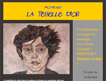 Tablet Screenshot of la-tesselle-dor.com